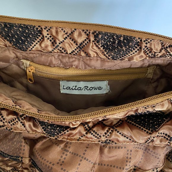 Laila Rowe Cosmetic Toiletry Bag Top Zip Closure - Picture 8 of 8